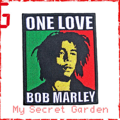 Bob Marley - One Love Official Iron On Standard Patch ***READY TO SHIP from Hong Kong*** Bob Marley - One Love Official Iron On Standard Patch ***READY TO SHIP from Hong Kong***